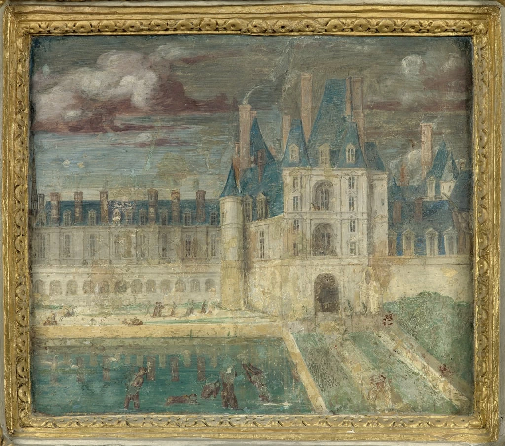 Vista del castello di Fontainebleau - Musee National Du Chateau De Fontainebleau
